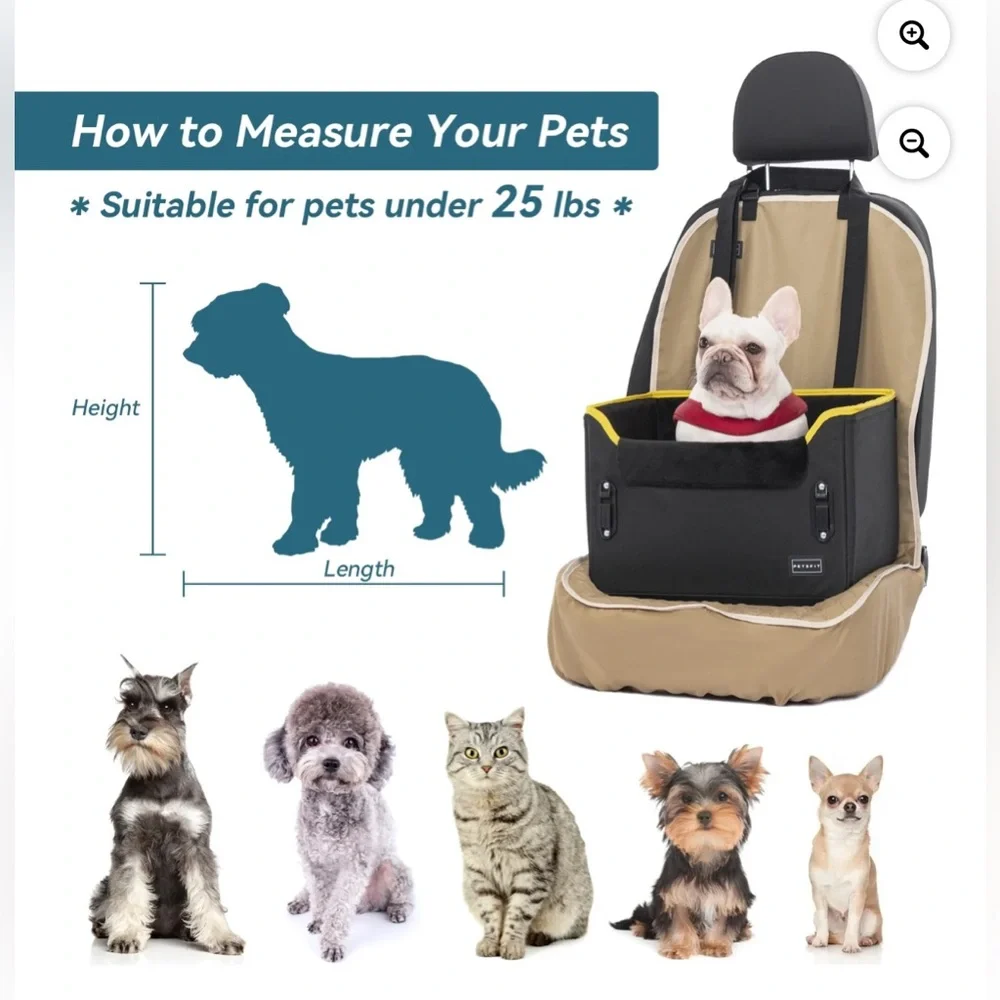 NEW PetSafe Black Carrier with Yellow Accents